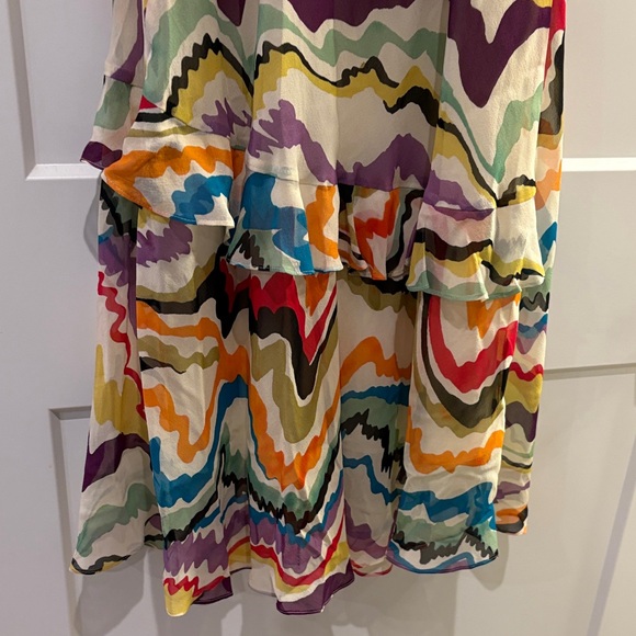 Anthropologie Multicolor Wave Maxi Dress - Picture 7 of 9